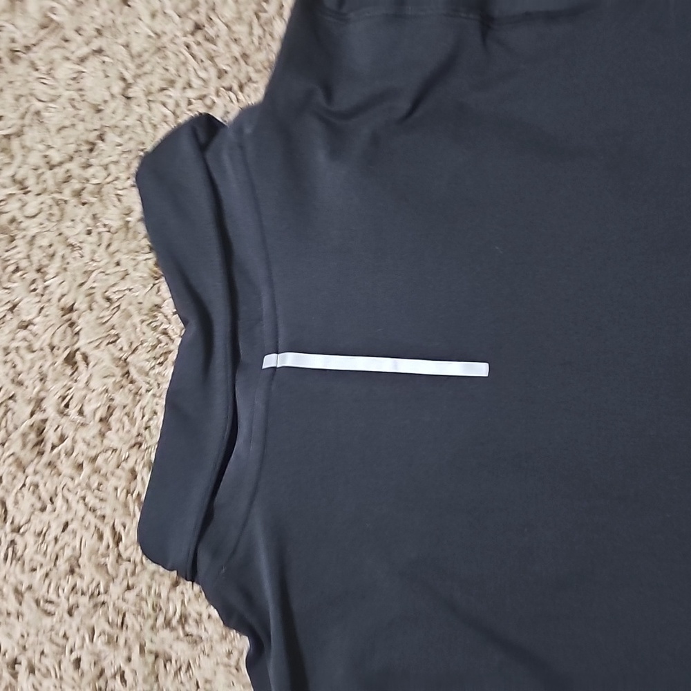 NWT New Balance NB Heat Anticipate Asymmetrical Pullover Large Black Quarter Zip - Picture 6 of 6